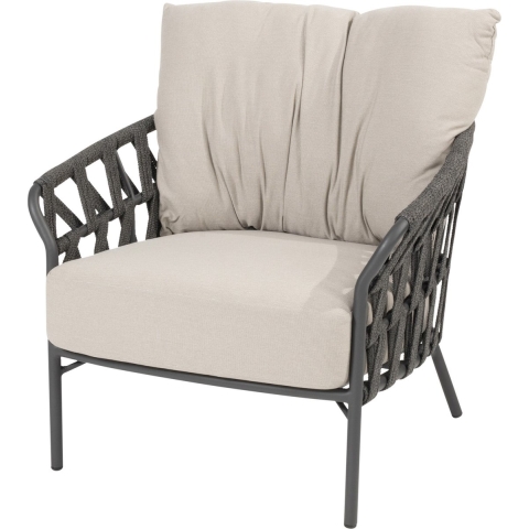 Taste Albareto lounge stoel antraciet - 4so