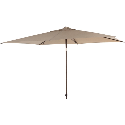 Azzurro parasol beach met wenge houtlook frame 200 x 300 cm - 4so