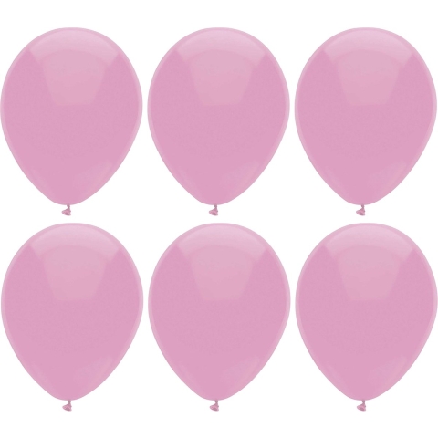 Ballonnen verjaardag/thema feest - 300x stuks - roze - 29 cm -