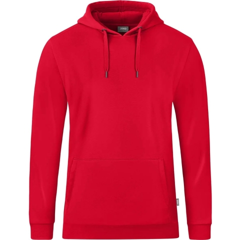 JAKO C6720 Sweater Met Kap Organic - Rood - XXL