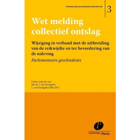 Wet melding collectief ontslag (Paperback)