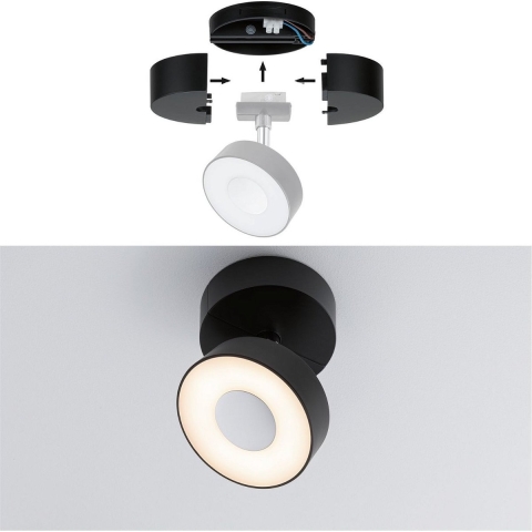 Paulmann Systeemlamp (basis) URail Zwart