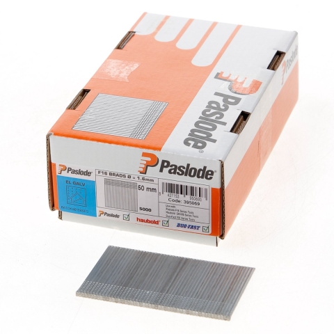 Paslode Afwerknagel F16-50mm Verzinkt 3Mµ VE=5000 - 395069