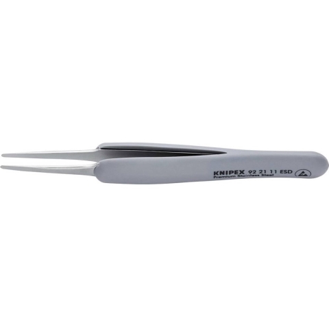 Knipex 92 21 11 ESD Precisiepincet ESD Spits 123 mm