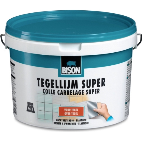 Bison Tegellijm Super Buc 3Kg*1 Nlfr - 1347704 - 1347704