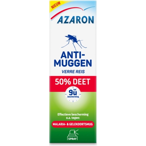 2x Azaron Anti Muggenspray 50% DEET 50 ml