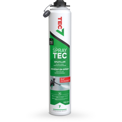 TEC7 ST7-101 Spraytec Spuitlijm Voor Volvlaksverlijming - Aerosol - 750 Ml