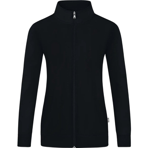 JAKO C9830D Sweaterjas Doubletex Dames - Zwart - 48