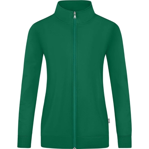 JAKO C9830D Sweaterjas Doubletex Dames - Groen - 38