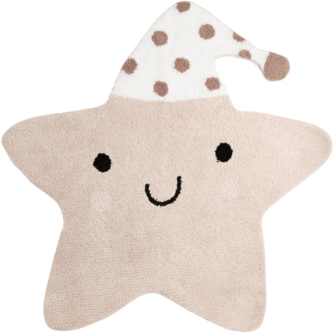 Vloerkleed Baby's Only Heaven Ster Clay/Warm Linen