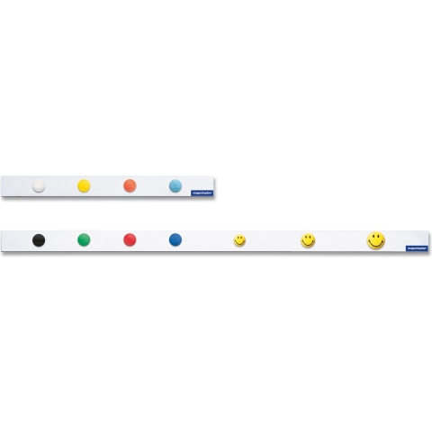 magnetoplan Magneetstrip 16151 (l x b) 100 cm x 5 cm Wit