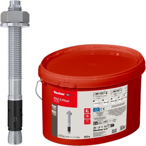 Fischer 568860 FAZ II Plus 12/20 Eimer (80) Boutanker 119 mm 12 mm 80 stuk(s)