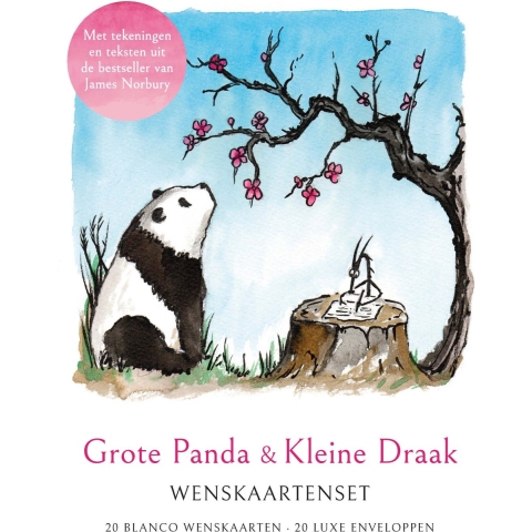 Grote Panda & Kleine Draak - Wenskaartenset