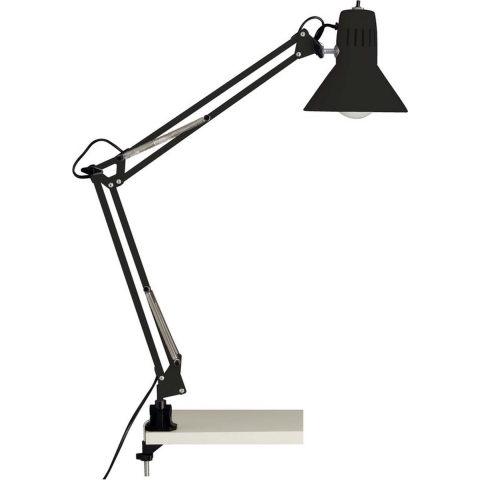 Brilliant Hobby 10802/06 Klemlamp LED E27 40 W Zwart