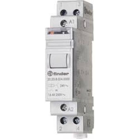 Finder 20.23.8.230.4000 Stroomstootschakelaar DIN-rail 1x NO, 1x NC 230 V/AC 16 A 4000 VA 1 stuk(s)