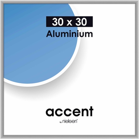 Nielsen Fotolijst 54124 Accent Mat Zilver 30x30 cm