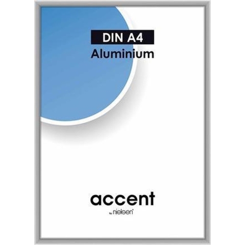Nielsen Fotolijst 52124 Accent Mat Zilver 21x29,7 cm
