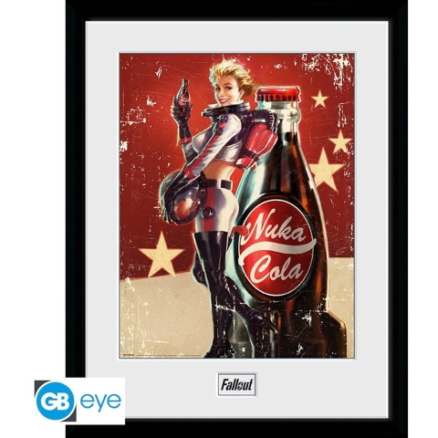 Fallout Framed Print - Nuka Cola