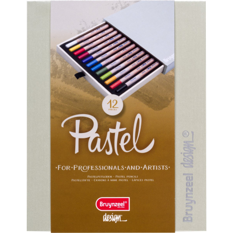 Bruynzeel Kleurpotloden 8840 Design pastel 12 stuks assorti