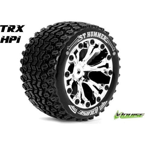 Louise ST-HUMMER Soft banden op 2.8" Velgen Chroom - 1/2" Offset - Hex 12mm