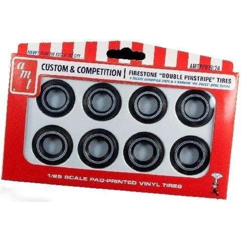 AMT Red Line Tires Parts Pack 1/25