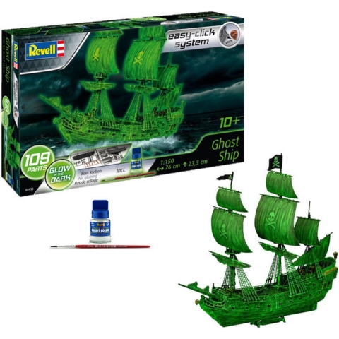 Revell Ghost Ship (Glow in the dark, Easy click system)
