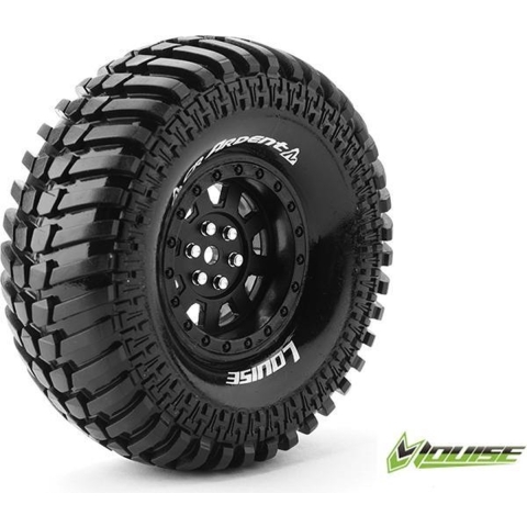 Louise CR-ARDENT Banden Set - Super Soft - 1.9" Velgen Zwart - Hex 12mm