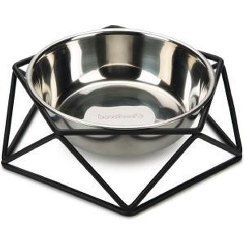 Beeztees Puroni - Hondenvoerbak - Zwart - 21,5 cm