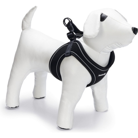 Beeztees Premium Parinca Instaptuig - Hondentuig - Nylon"Neopreen - Zwart - 44-55x2 cm
