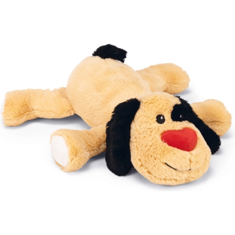 Beeztees XL-Knuffel Belle - Hondenspeelgoed - Pluche - Licht Bruin - 48x46x11 cm