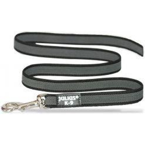 Antislip Hondenriem - 20mm x 2m - Met handvat - Zwart
