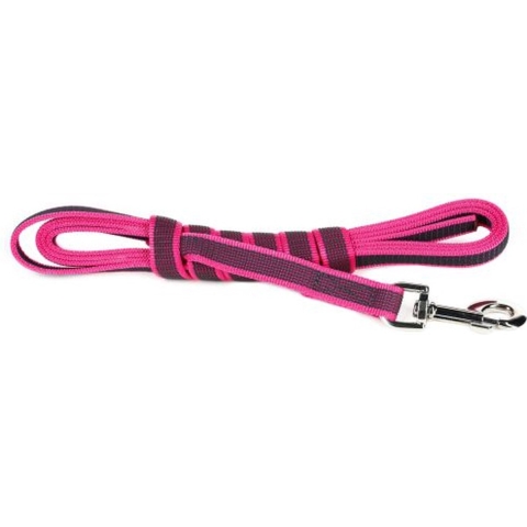 Lange lijn hond - Antislip - 20mm x 5m - Roze