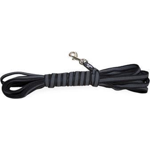 Antislip Hondenriem - 14mm x 2m - Met handvat - Zwart