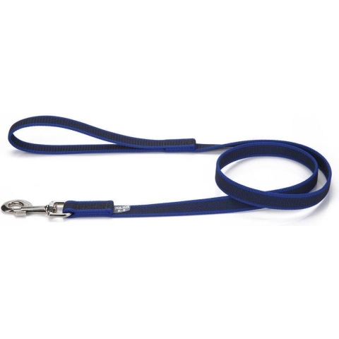 Lange lijn hond - Antislip - 20mm x 3m - Met handvat - Blauw