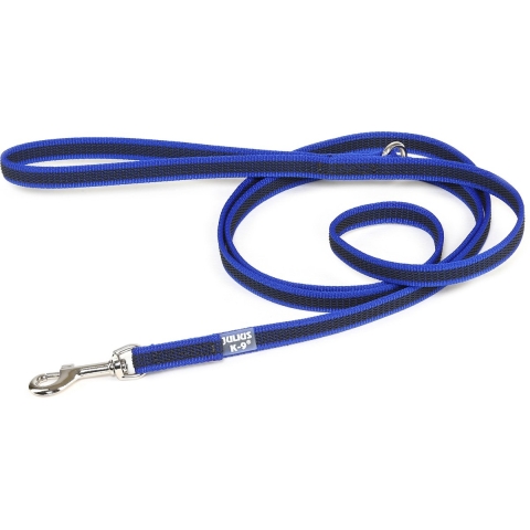 Antislip Hondenriem - 14mm x 1,8m - Met handvat & O-ring - Blauw