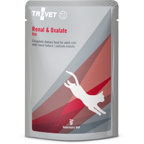 Trovet Renal & Oxalate RID met kip natvoer kat zakjes 12 x 85 g