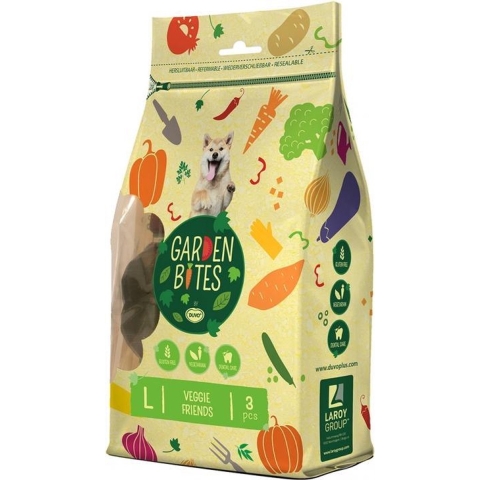 Garden Bites Veggie Friends hondensnack 2 x L