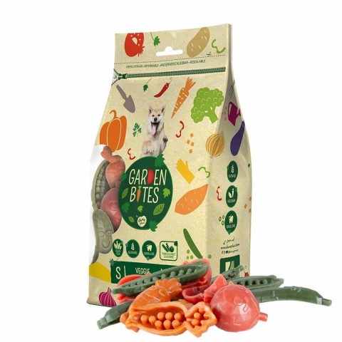 Garden Bites Veggie Buddies hondensnack 2 x S