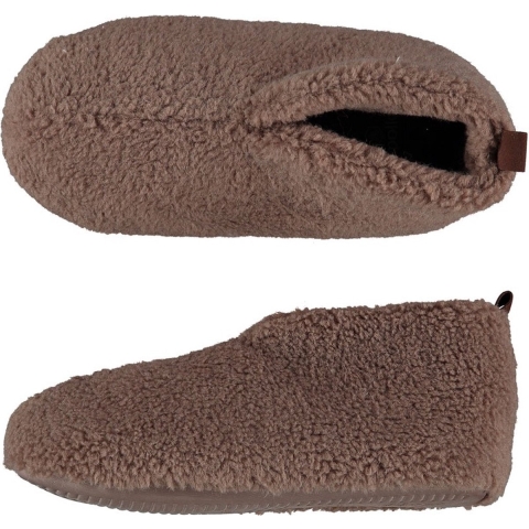 Apollo Teddy Sloffen Beige Maat 39/40