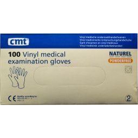 CMT Handschoenen Vinyl Poedervrij Small 100st