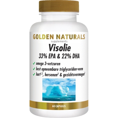 Golden Naturals Visolie 33% EPA & 22% DHA Capsules