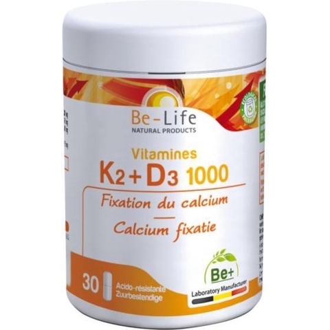Be-life Vitamines K2 D3 1000 Capsules