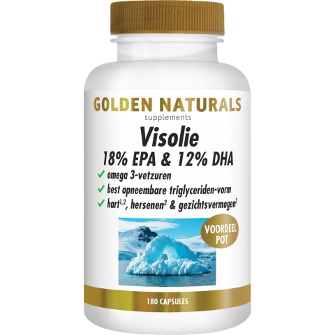 Golden Naturals Visolie 18% EPA & 12% DHA Capsules