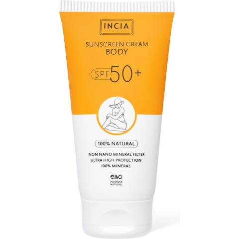 Incia Sunscreen Cream Body SPF 50+ | Waterproof