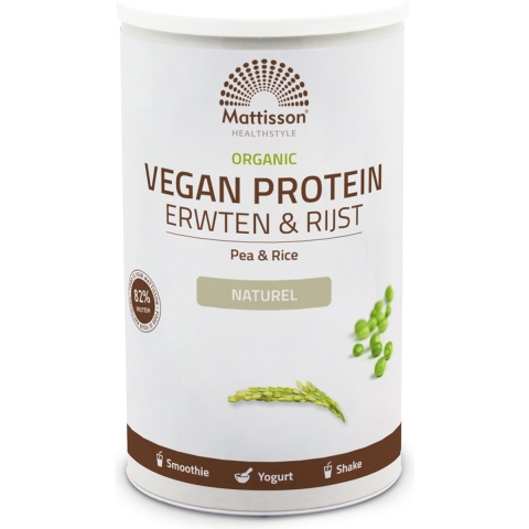 Biologische Vegan Protein Erwten & Rijst