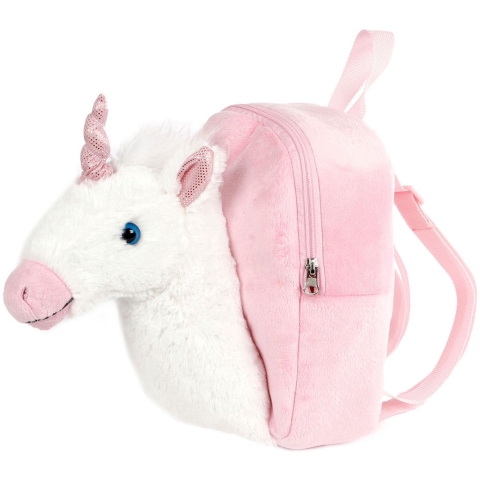 Unicorn rugzak met 3D unicorn 26cm roze