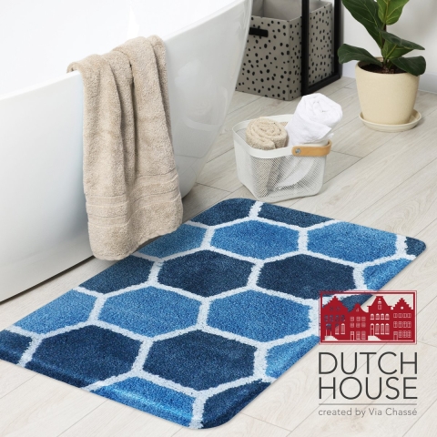 Rennes Badmat 60x90cm blauw
