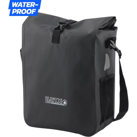 Enkele fietstas Single Pannier bag 21L Zwart