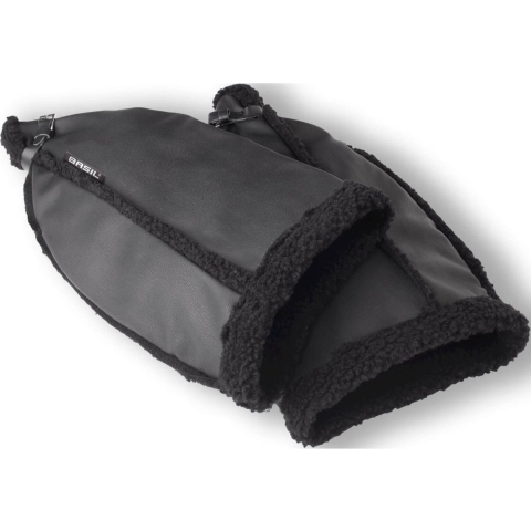 Zwarte Fietswanten Handwarmers Handmoffen
