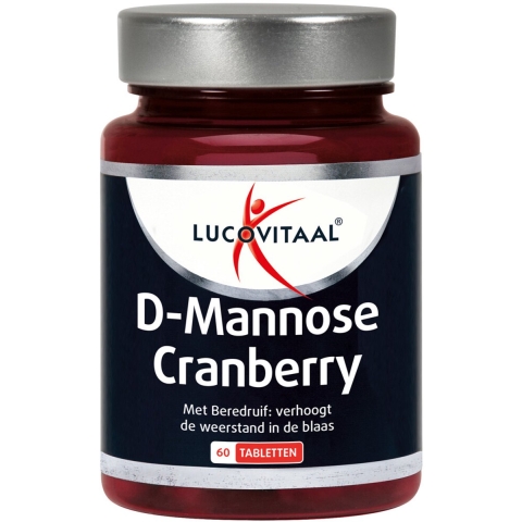 Gratis Verzending: 2x Lucovitaal D-Mannose Cranberry Blaasfunctie 60 tabletten